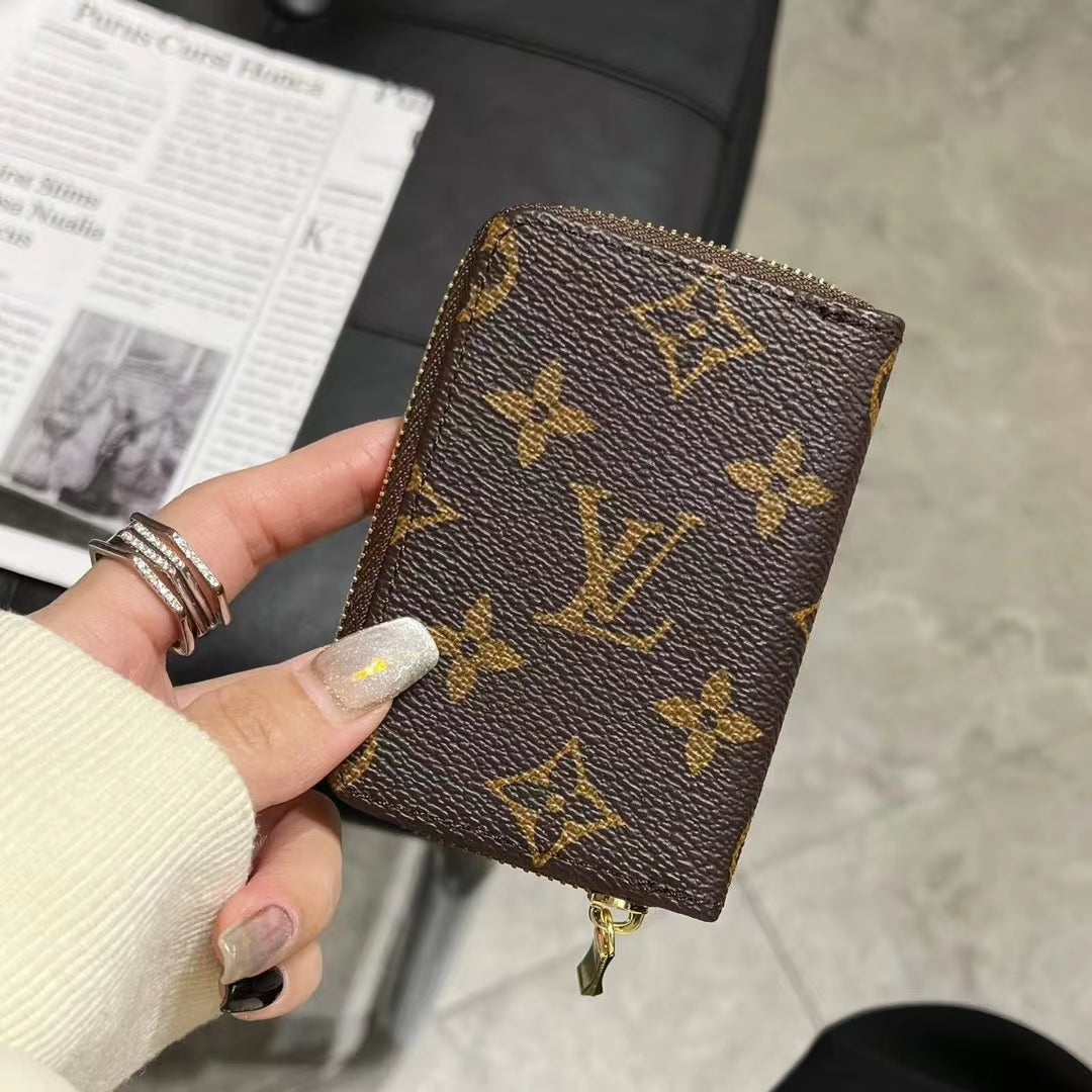 Luxury Monogram Zipper Wallet Collection – Lou, GG, and BBR
