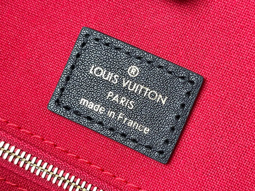 Luxe Monogram Leather Tote Bag