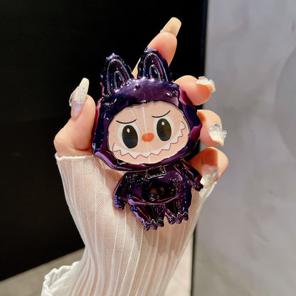 Labubu Style Rotating Mirror Phone Stand – Cute, Functional, and Portable