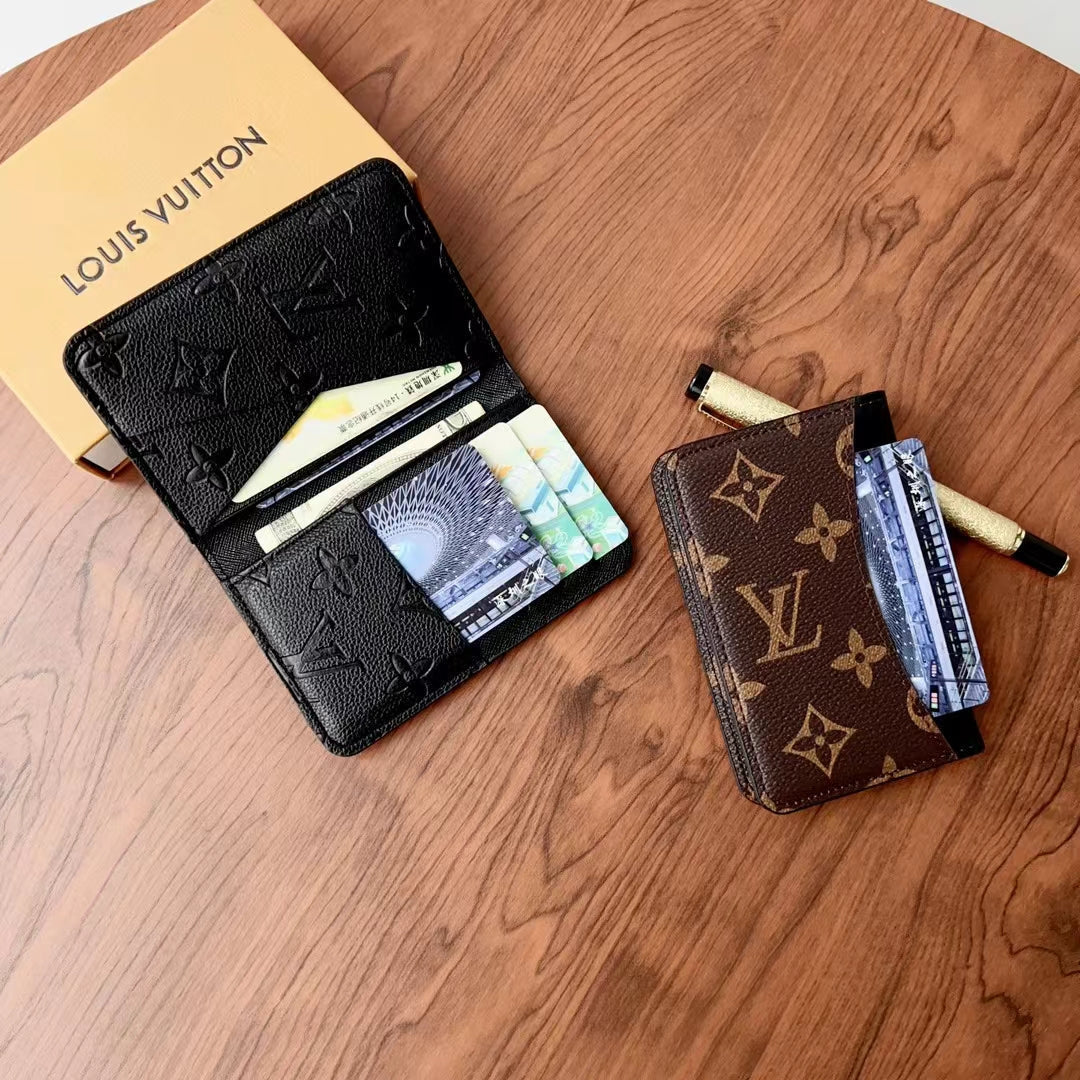 Elegant Lou Checkered & Monogram Wallets