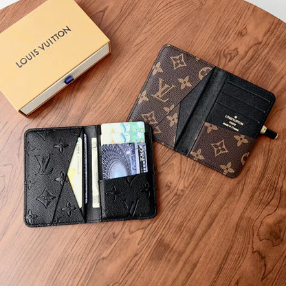 Elegant Lou Checkered & Monogram Wallets