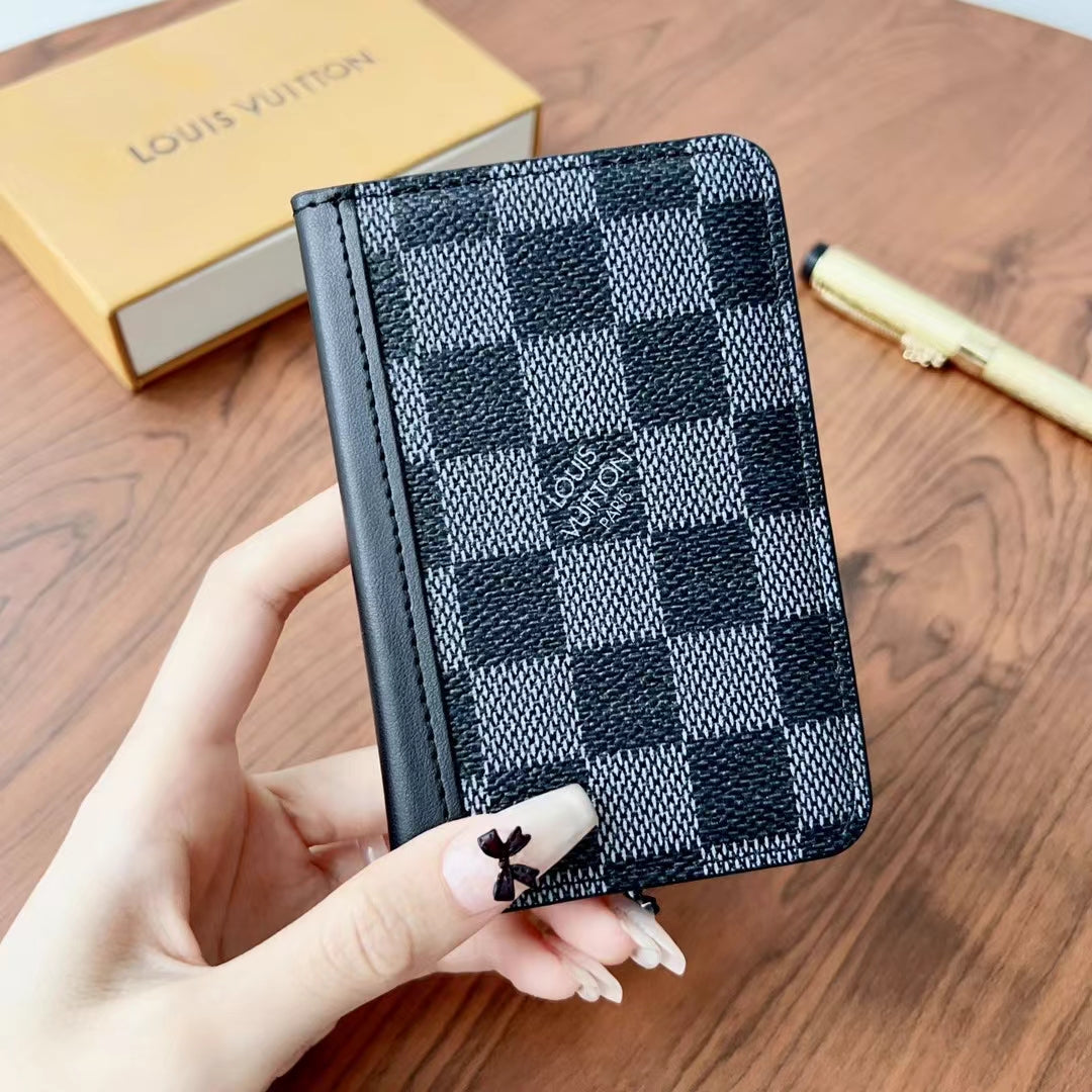 Elegant Lou Checkered & Monogram Wallets