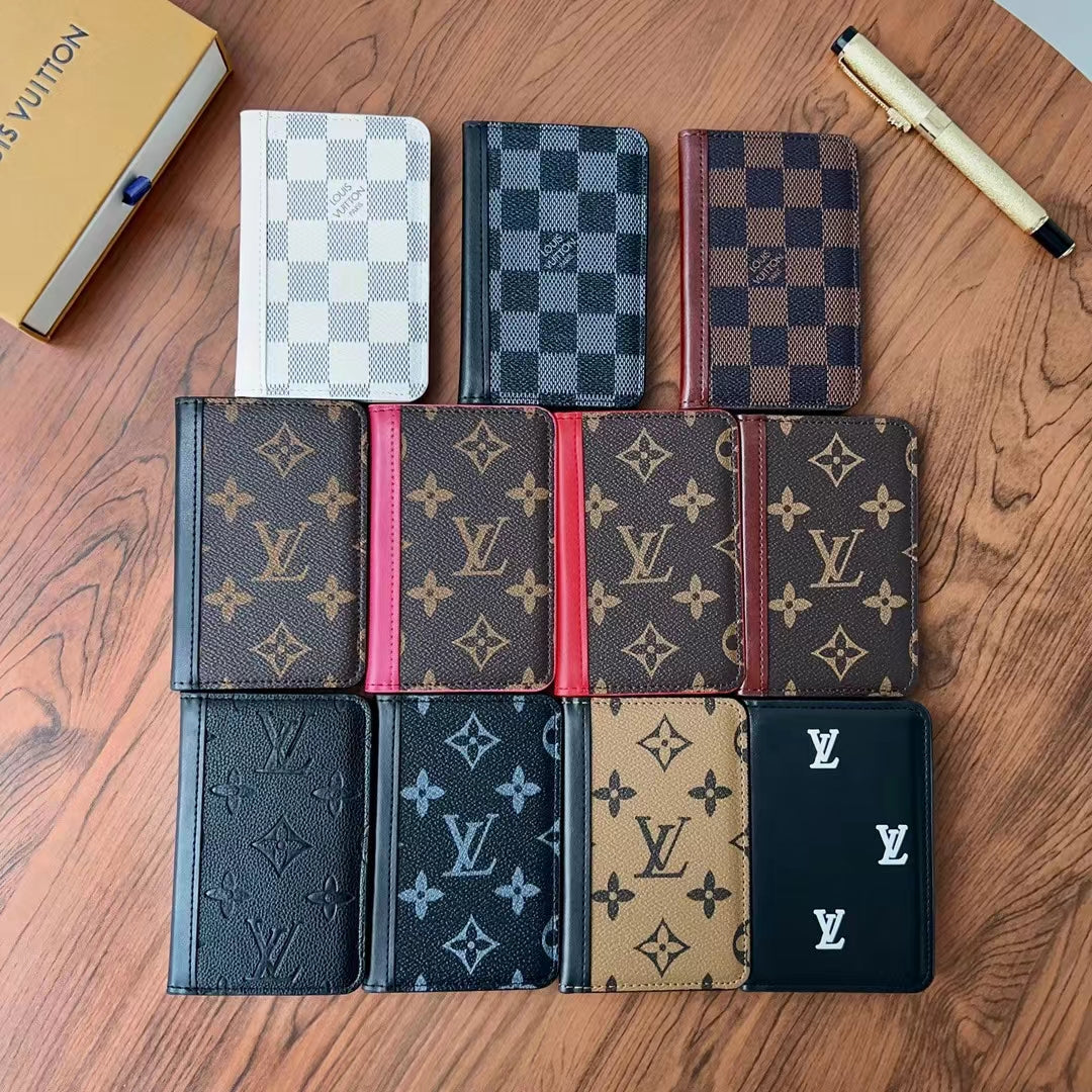 Elegant Lou Checkered & Monogram Wallets