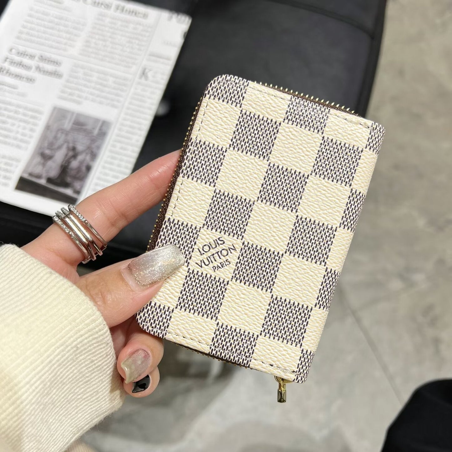 Luxury Monogram Zipper Wallet Collection – Lou, GG, and BBR