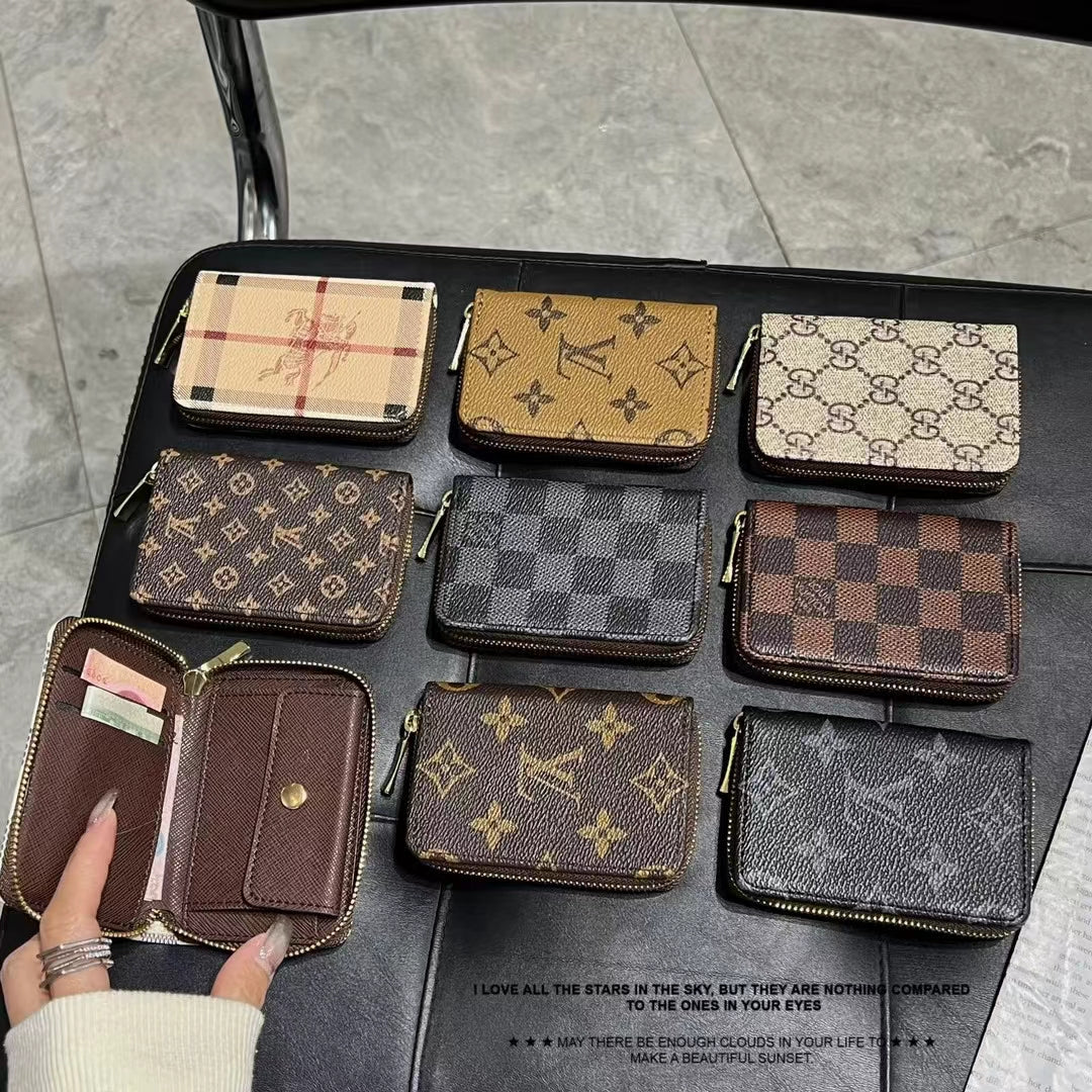 Luxury Monogram Zipper Wallet Collection – Lou, GG, and BBR