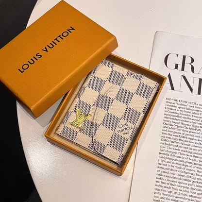 Luxury Lou & GG-Inspired Monogram Compact Wallet Collection