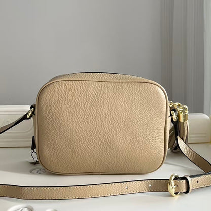 Advanced Pebbled Leather Crossbody Bag