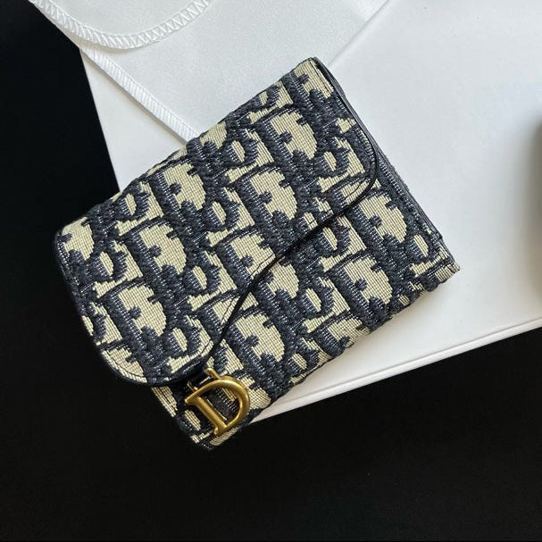 Classic Jacquard Mini Wallet