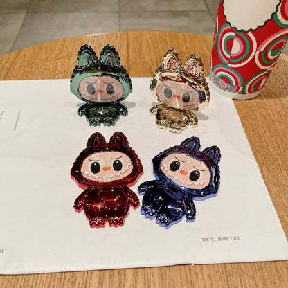 Labubu Style Rotating Mirror Phone Stand – Cute, Functional, and Portable