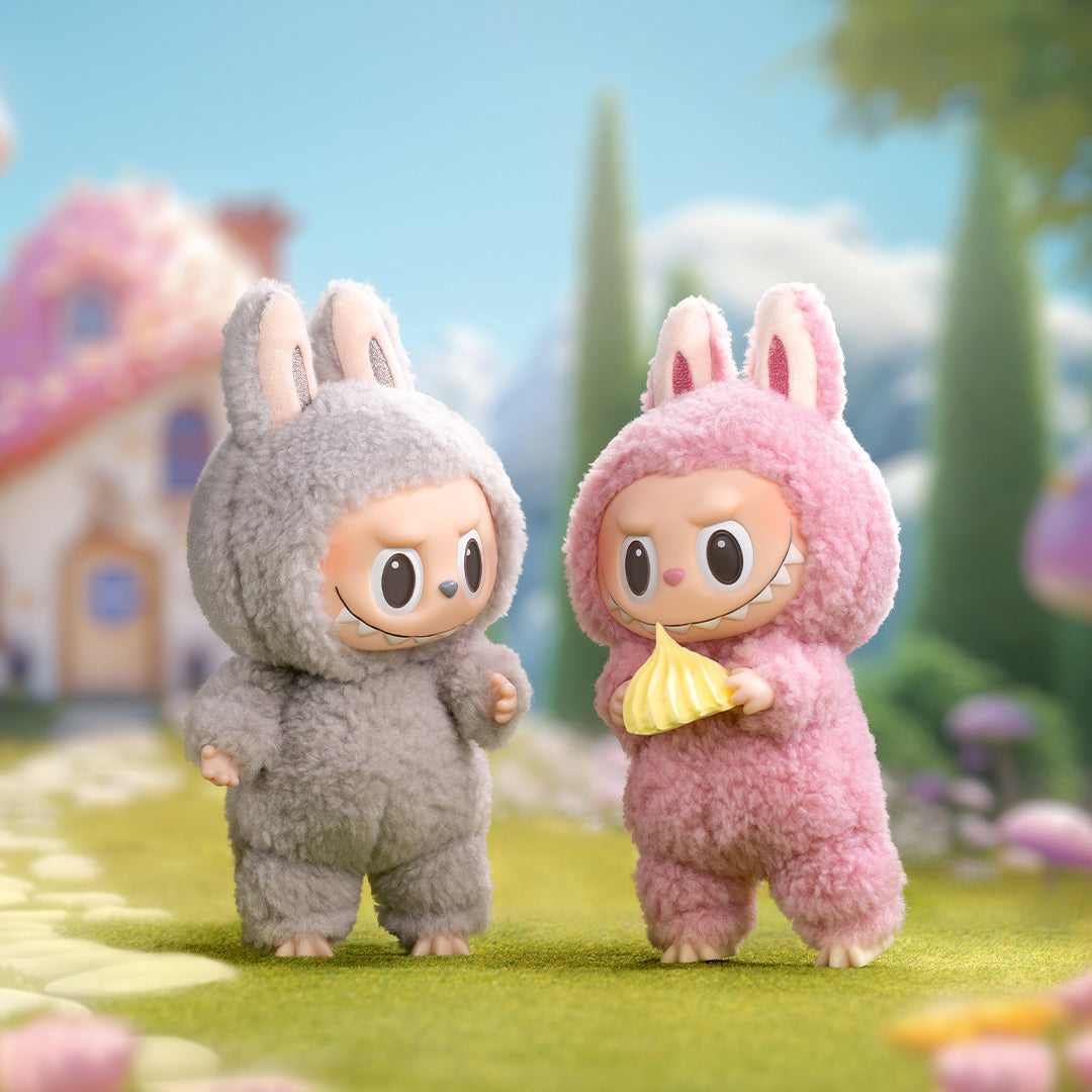 Pop Mart The Monsters Labubu Exciting Macarons Vinyl Face Plush Pendant (Blind Box)