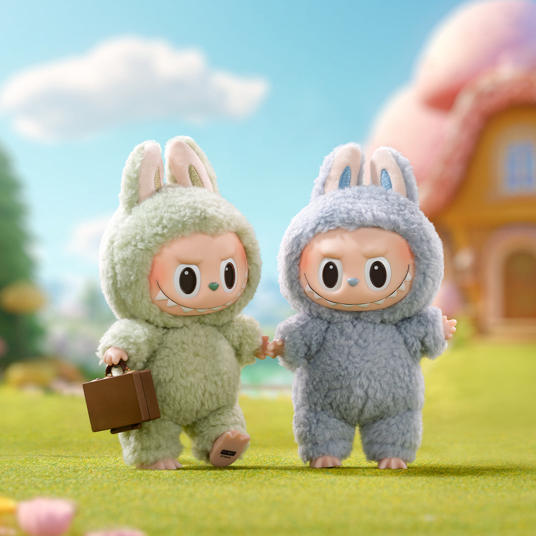 Pop Mart The Monsters Labubu Exciting Macarons Vinyl Face Plush Pendant (Blind Box)