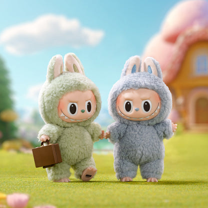 Pop Mart The Monsters Labubu Exciting Macarons Vinyl Face Plush Pendant (Blind Box)