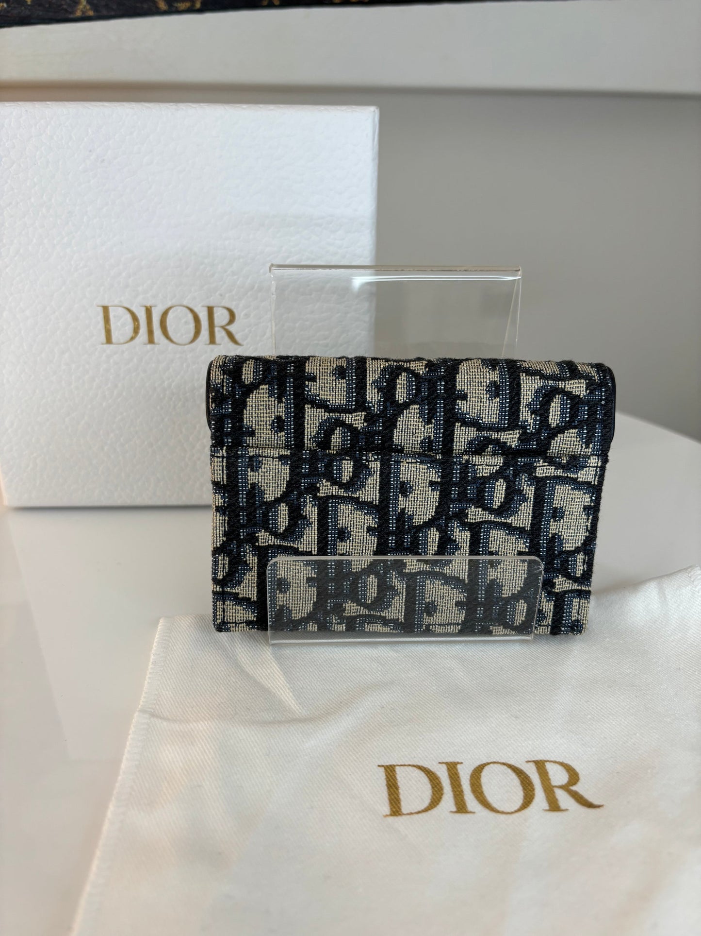 Classic Saddle Bloom Card Wallet