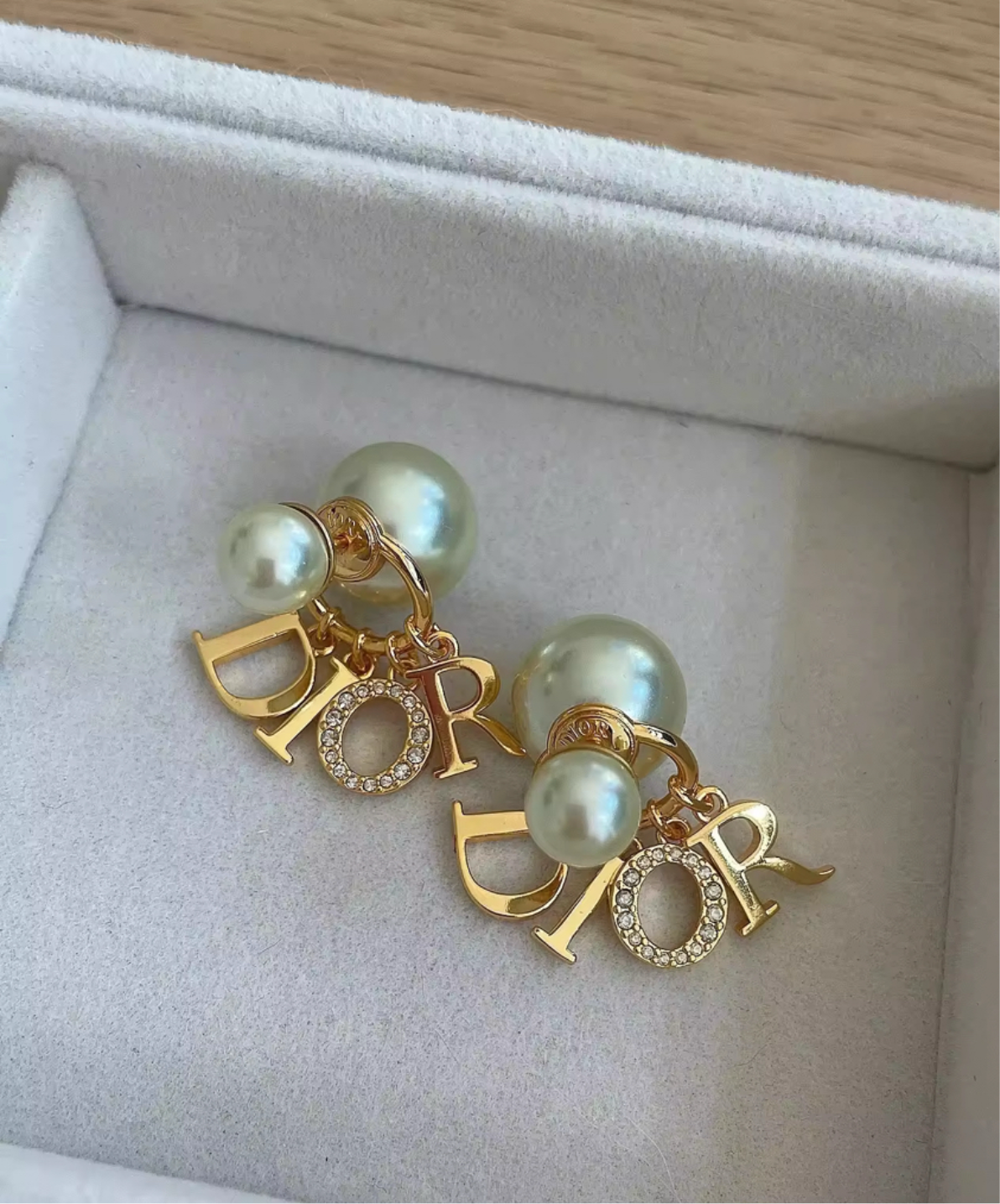 D!0r pearl earring  earrings
