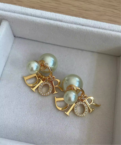 D!0r pearl earring  earrings