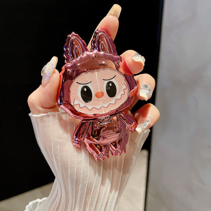 Labubu Style Rotating Mirror Phone Stand – Cute, Functional, and Portable