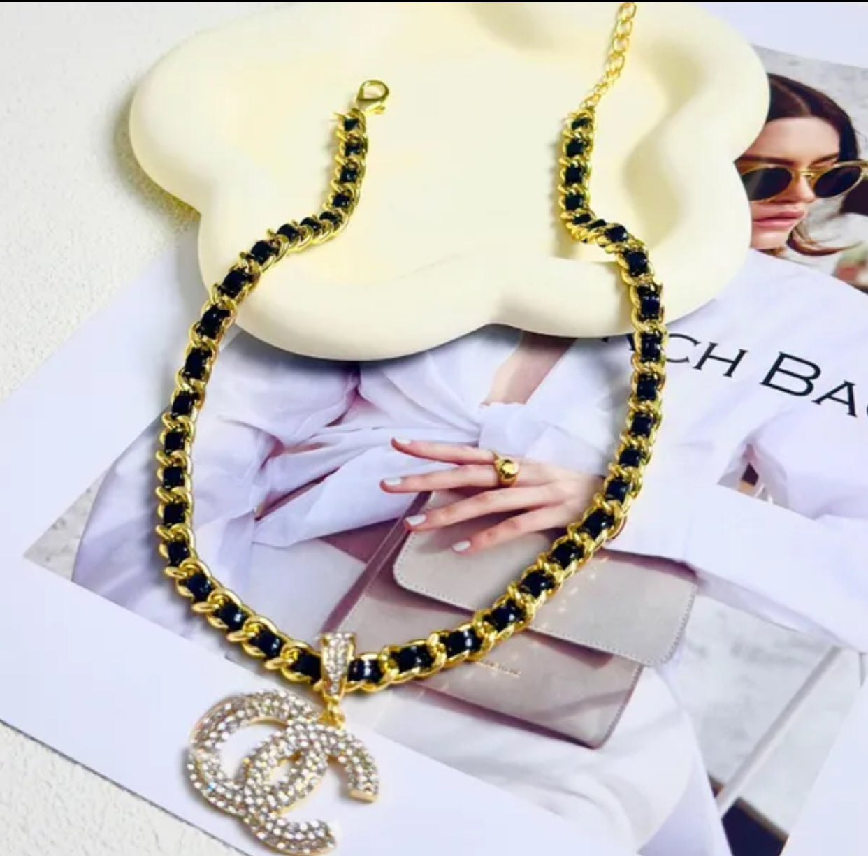 Luxury Brand Letter CC Necklace