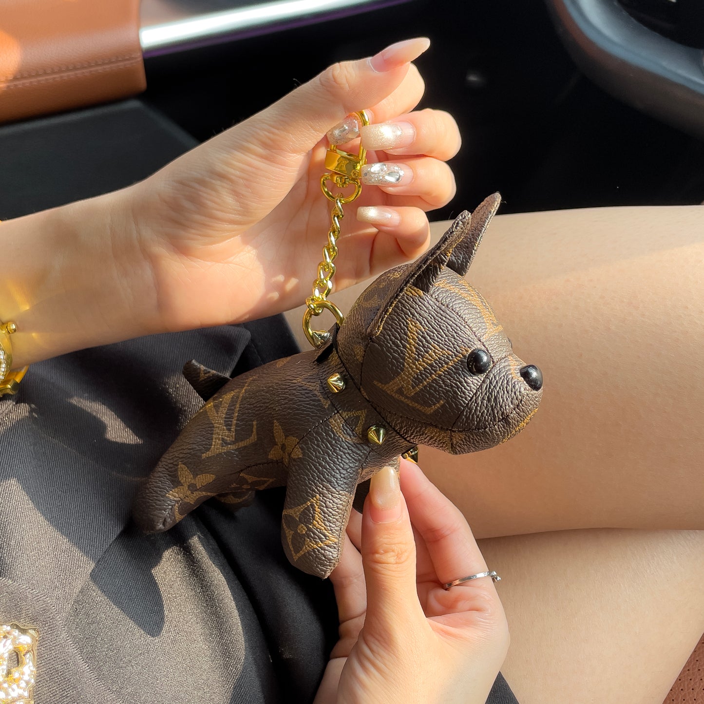 Luxury Puppy Keychain