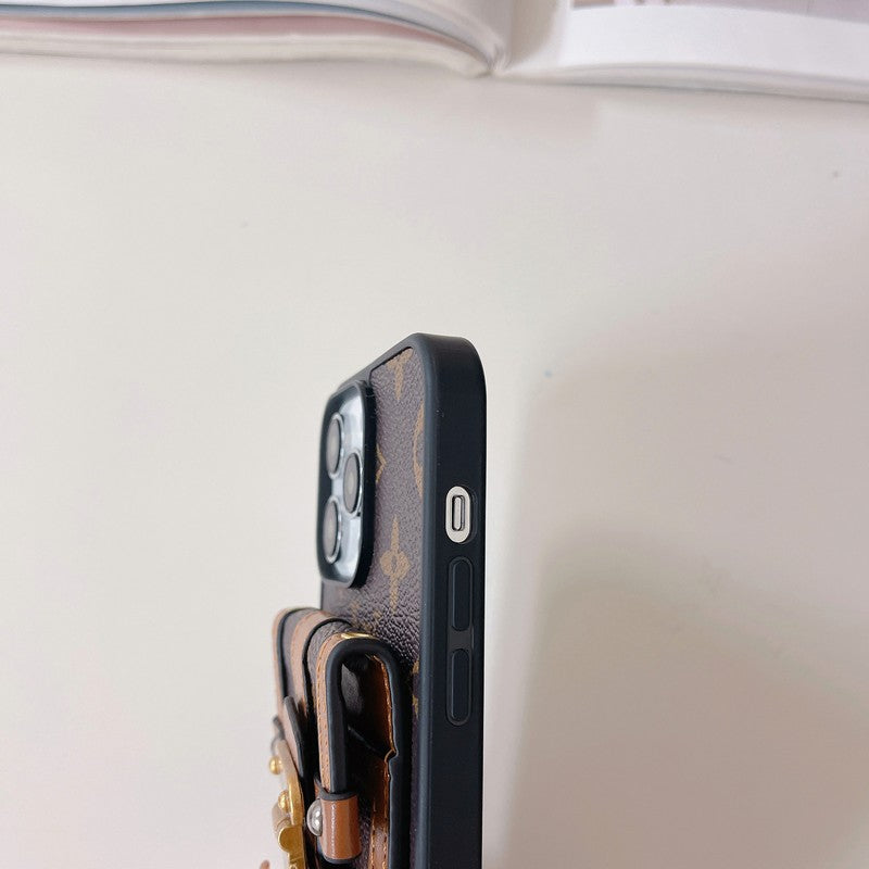 GG Lou Card Holder iPhone Case