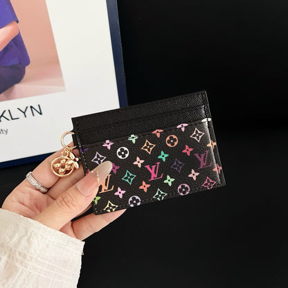 Luxury Elegant Multi-Color Leather Card Holder