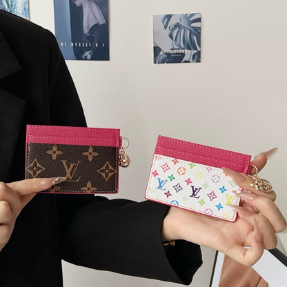 Luxury Elegant Multi-Color Leather Card Holder