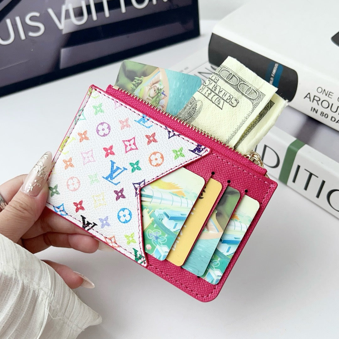 Luxury Leather Card Holder with Multi-Slot Design