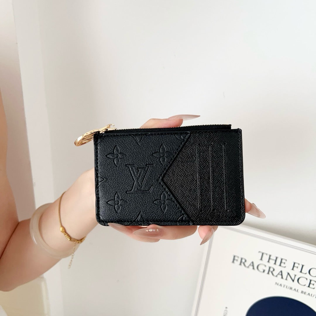 Luxury Leather Card Holder with Multi-Slot Design