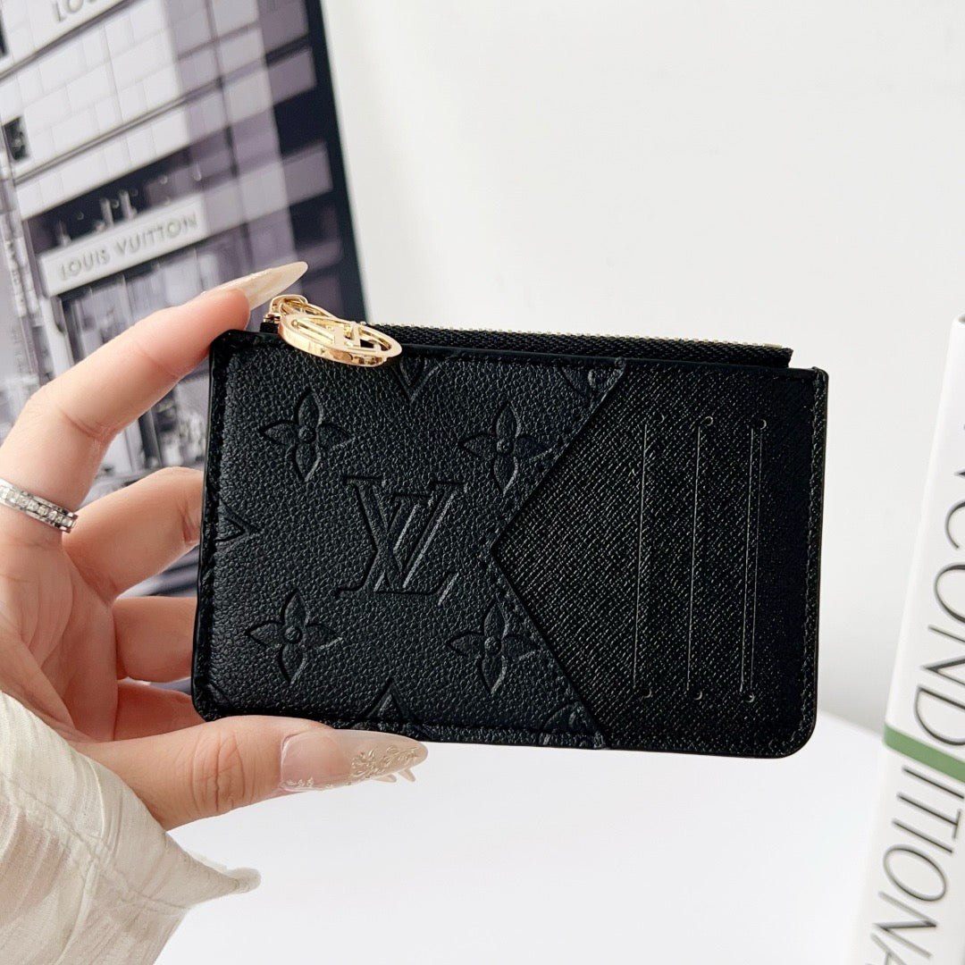 Luxury Leather Card Holder with Multi-Slot Design