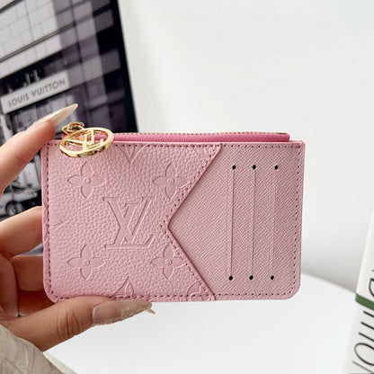 Luxury Leather Card Holder with Multi-Slot Design
