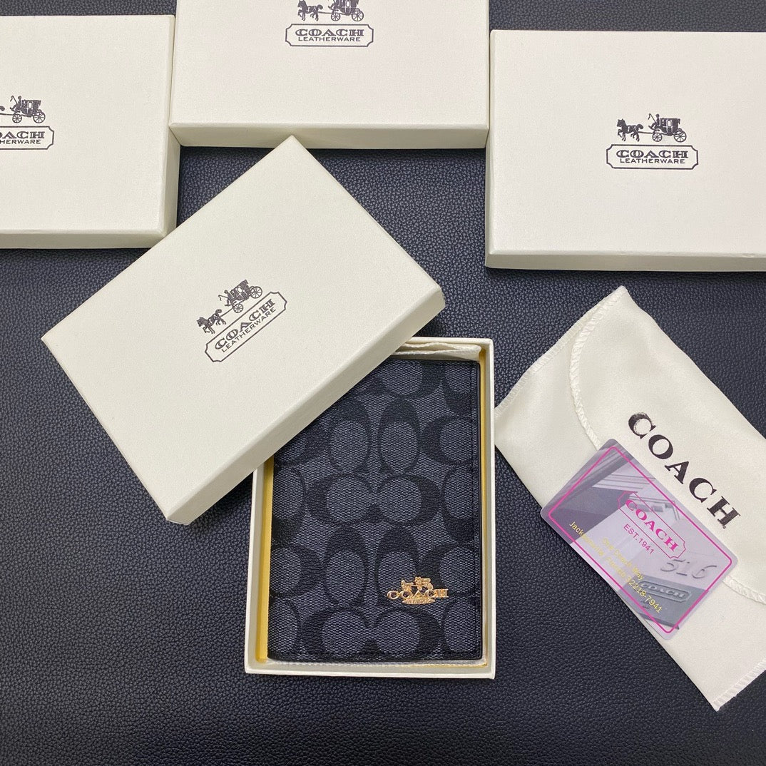 CO Classic Leather Passport Holder – Elegant Travel Organizer