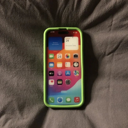 Cute Cartoon Labubu Zimomo Silicone with Stand | Brown/Pink - iPhone Case