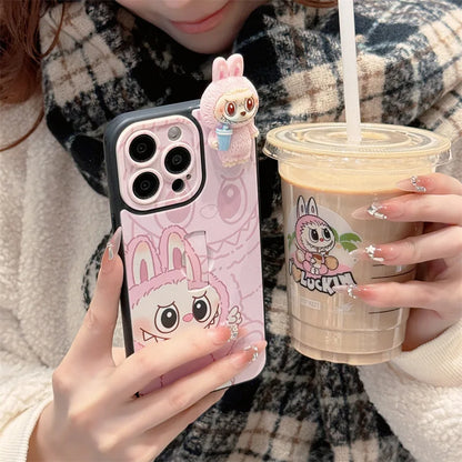 Cartoon 3d Labubu Doll For Iphone