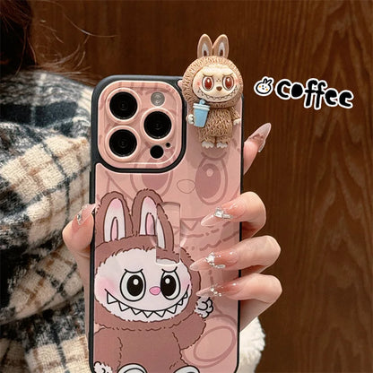 Cartoon 3d Labubu Doll For Iphone