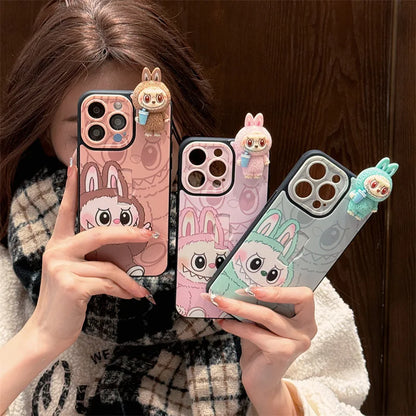 Cartoon 3d Labubu Doll For Iphone