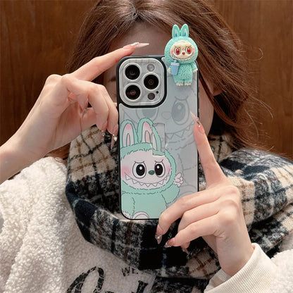 Cartoon 3d Labubu Doll For Iphone