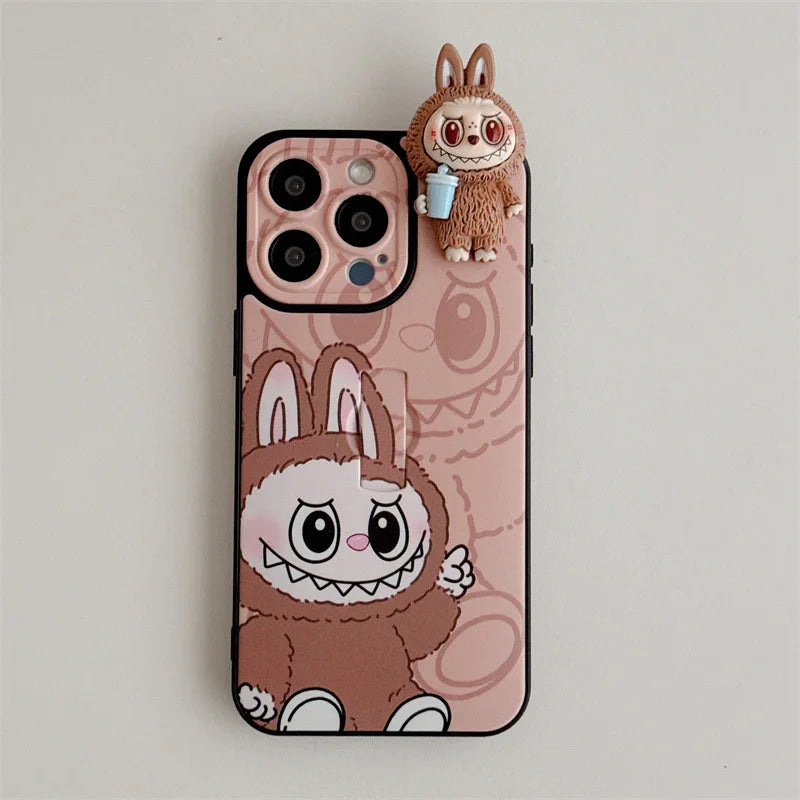 Cartoon 3d Labubu Doll For Iphone