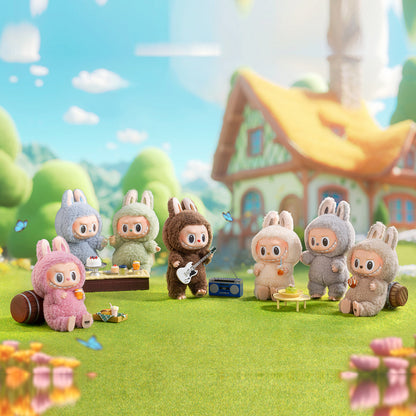 Pop Mart The Monsters Labubu Exciting Macarons Vinyl Face Plush Pendant (Blind Box)