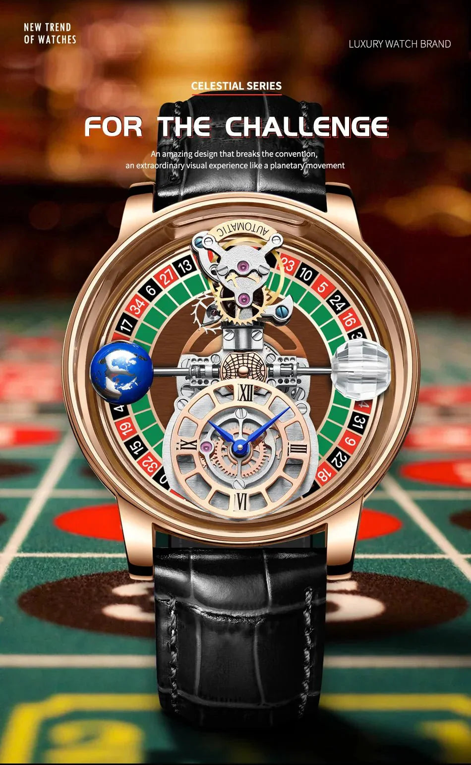Celestial Roulette Luxury Watch