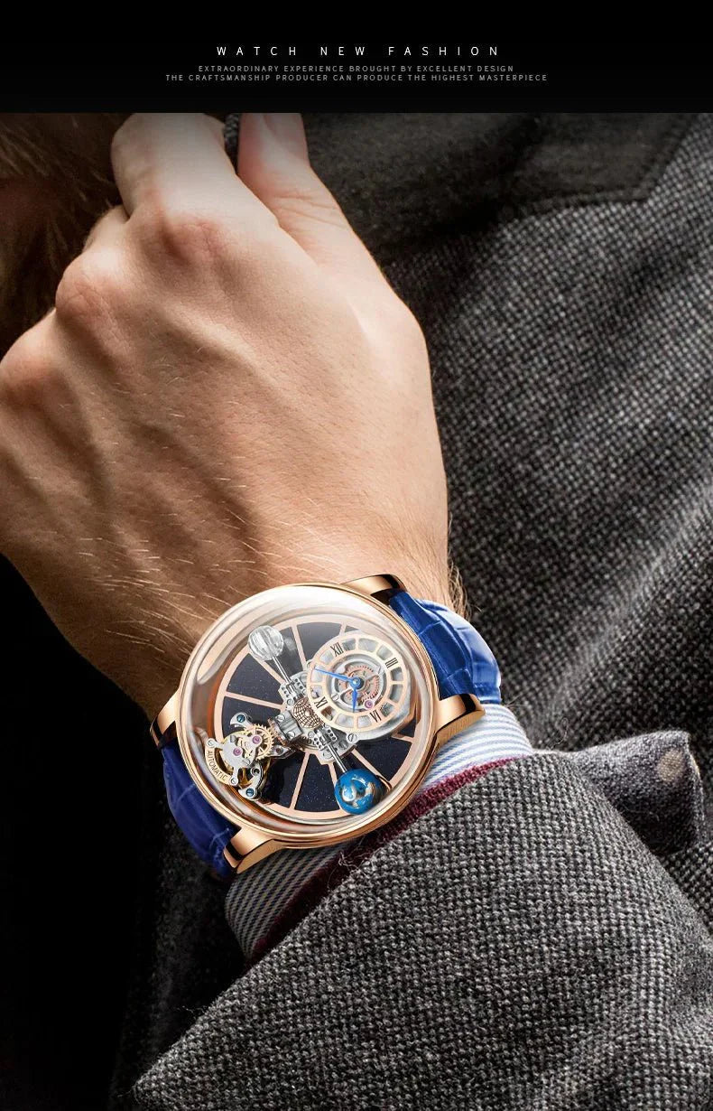 Galactic Pioneer Chronograph Tourbillon Luxury Watch