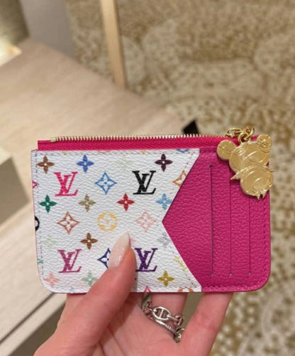 L--Inspired Card Holder Wallet: Chic & Functional!