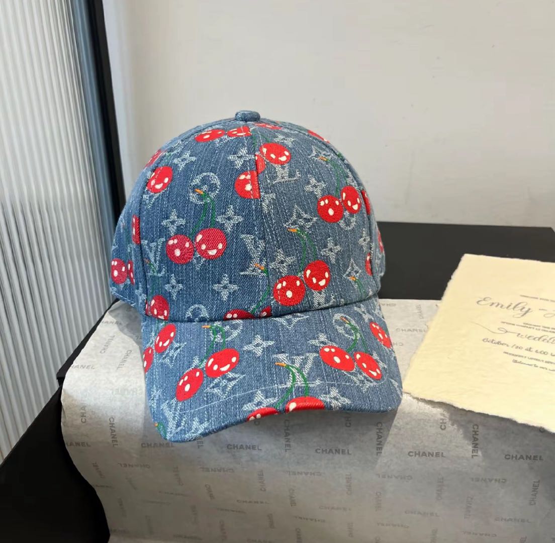 Cute Cherry Pattern Hat, A Must-Have for Fashionistas
