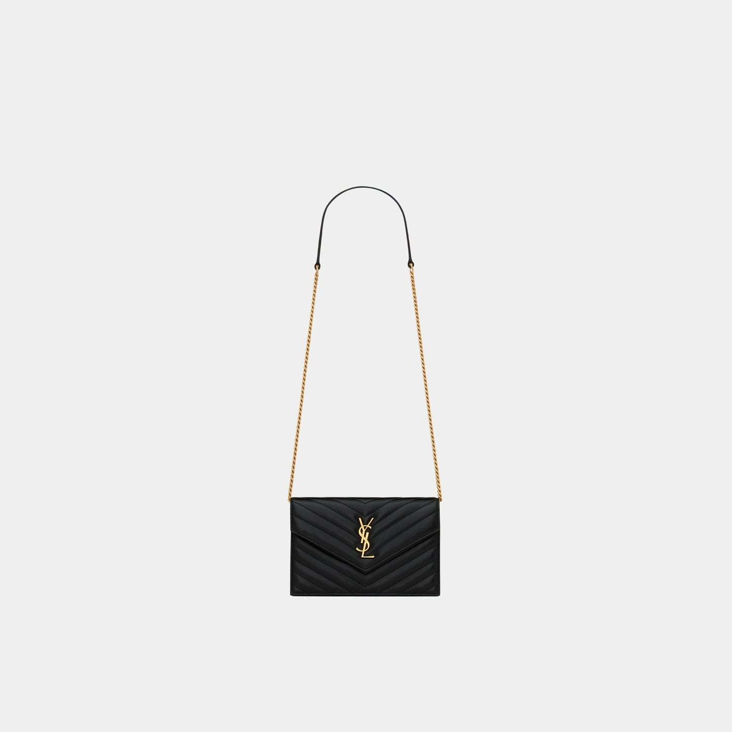 YL- Envelope Chain Wallet In Lambskin